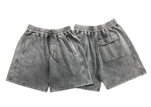 R3present x FOG Washed Solid Color Bermuda Shorts