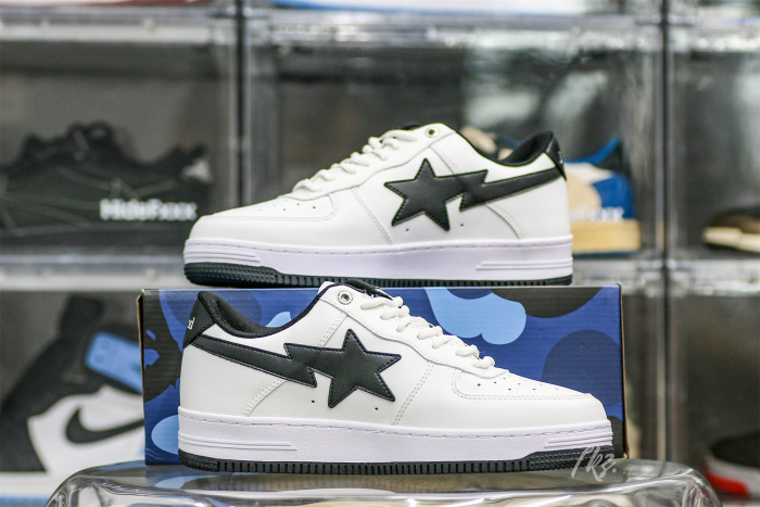 JJJJound x Bapesta White Black