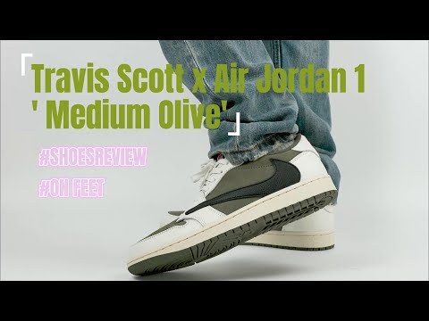 Travis Scott x Air Jordan 1 ' Medium Olive' (LN5 A1 Batch)