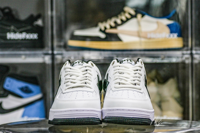 JJJJound x Bapesta White Black