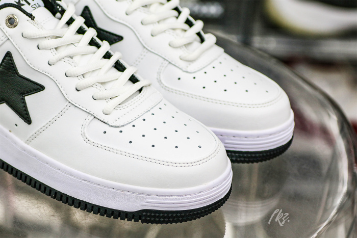 JJJJound x Bapesta White Black