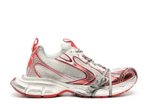 B@lenciag* 3XL Ski Sneaker in Grey Red