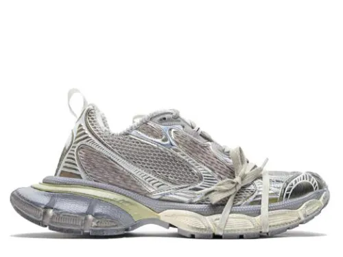 B@lenciag* 3XL Ski Sneaker Worn-Out - Light Beige