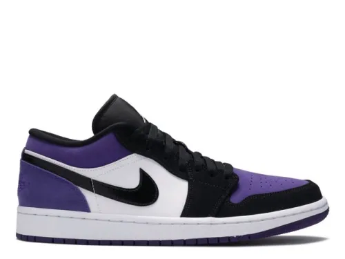 Jordan 1 Low Court Purple