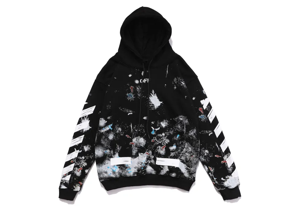OFF-WHITE Starry Sky Fireworks Hoodie