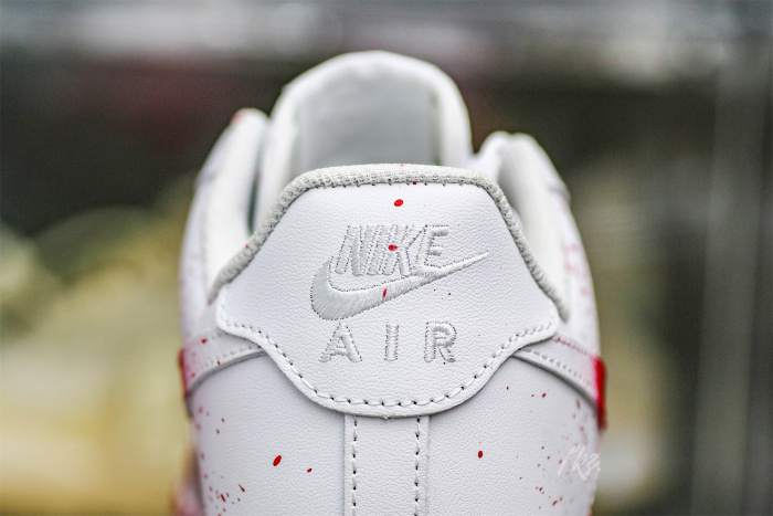 Air Force 1 Low Custom  Blood Splatter