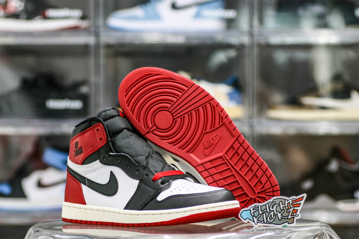 Air Jordan 1  Retro High OG Black Toe Reimagined (Ln5 A1)
