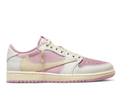 Travis Scott x Air Jordan 1 Low OG Shy Pink 2025