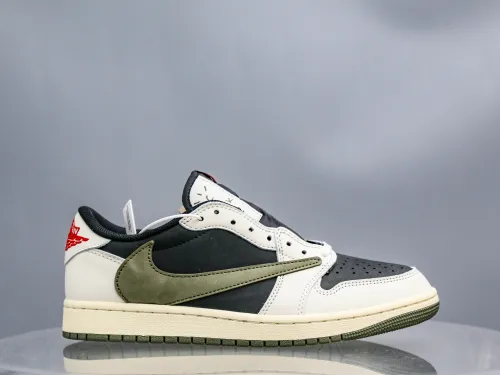 Travis Scott x Air Jordan 1 Low OG SP Olive（A2 Batch)