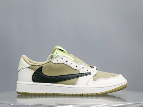 Travis Scott x Air Jordan 1 Low Golf Neutral Olive (A2 Batch)