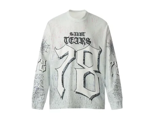 Saint Mich@el Tears 78 Full Print Long Sleeve
