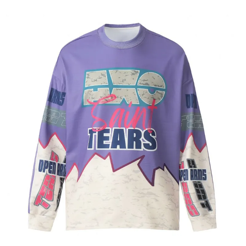 Saint Mich@el Tears AXO Full Print Long Sleeve