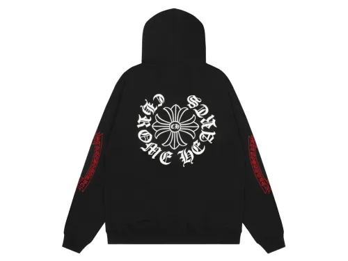 Chrome Hearts embroidered and printed heavy-duty hoodie in Black