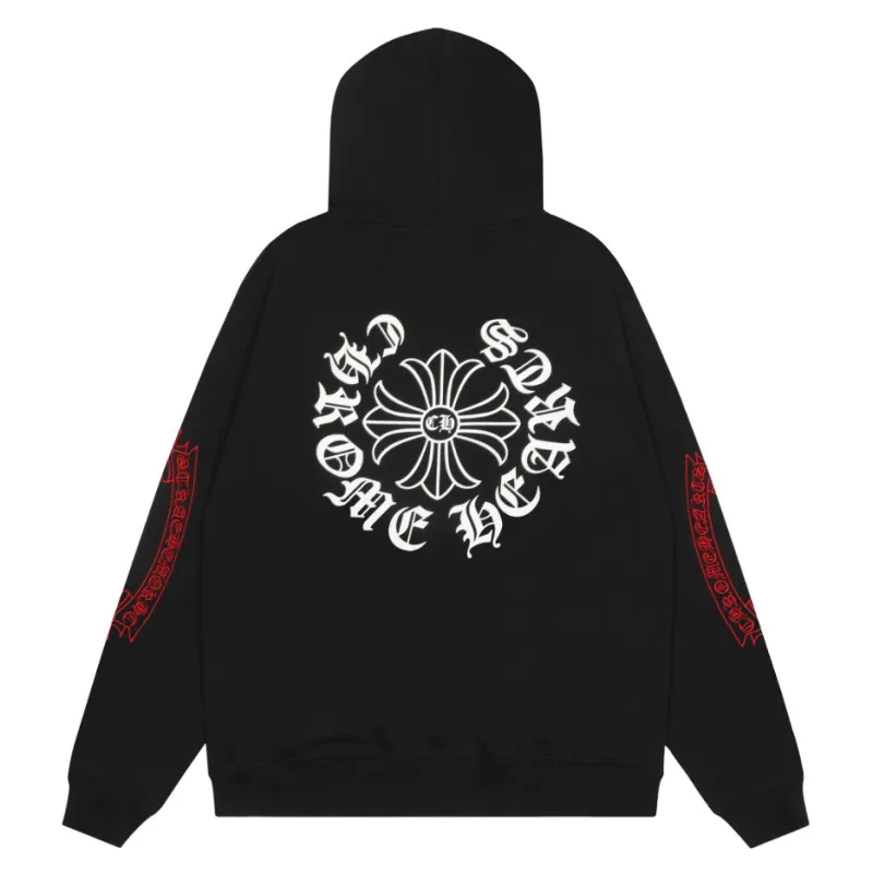 Chrome Hearts embroidered and printed heavy-duty hoodie in Black
