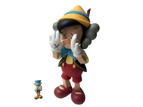 Kaws x Pinocchio & Jiminy Cricket 2010 27cm
