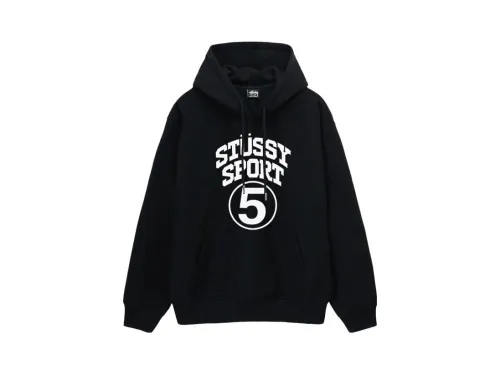 Stu$$y FW24 SPORT letter graphic print hoodie