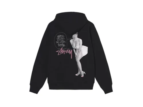 Stu$$y comic character graphic print hoodie