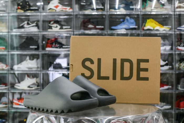 Yeezy Slides Slate Grey 2023 ID2350（A1 Batch）