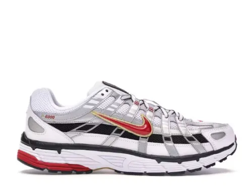 Nike P-6000 White Gold Red (Women's)