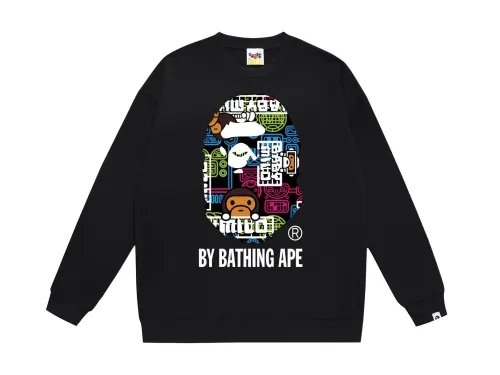 BAPE Ape Head cartoon graphic crewneck sweatshirt