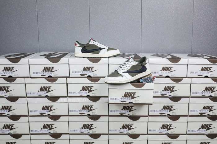 Travis Scott x Air Jordan 1 ' Medium Olive' (LN5 A1 Batch)
