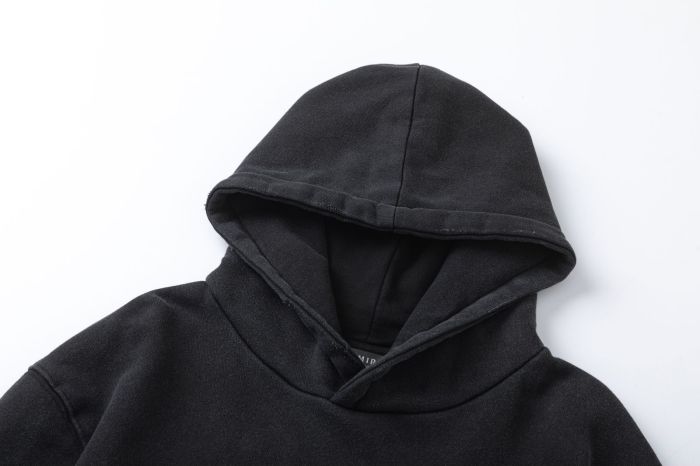 AMIRI Ghost Face Washed Distressed Hoodie