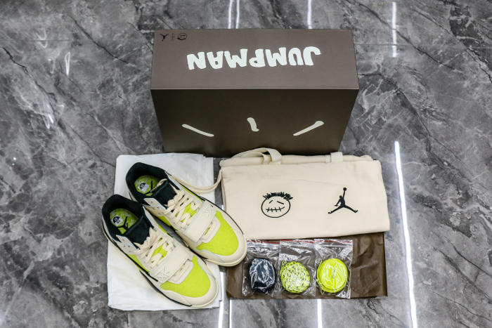 Travis Scott x Jordan Jumpman Jack TR Bright Cactus (LN5 A1 Batch)