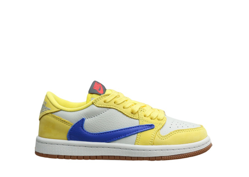 Travis Scott x Air Jordan 1 Retro Low OG SP “ElkinsCanary Yellow” Kid (LN5 A1)
