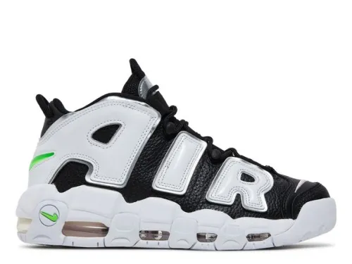 Wmns Air More Uptempo Black Metallic Silver