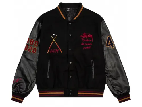 Stussy 40th Anniversary Limited Black 8 Jacket