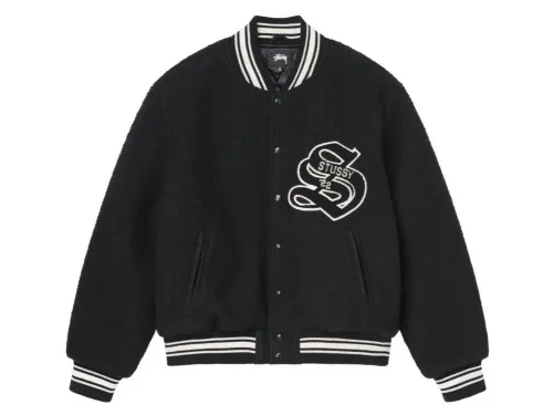 Stussy FW22 Casentino Wool Varsity Jacket