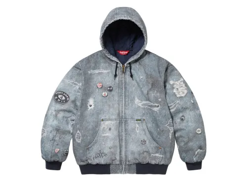 Suprem3 HJR TROMPE L'OEIL HOODED WORK JACKET