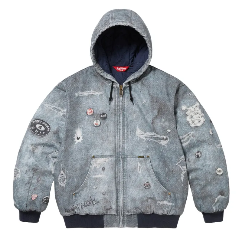 Suprem3 HJR TROMPE L'OEIL HOODED WORK JACKET