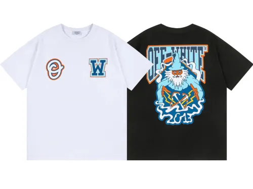 Off-White Blue Wiz skate T-Shirt