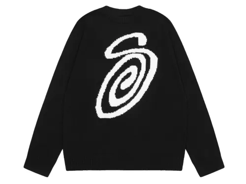 Stussy Hairy Plaid Cardigan Sweater