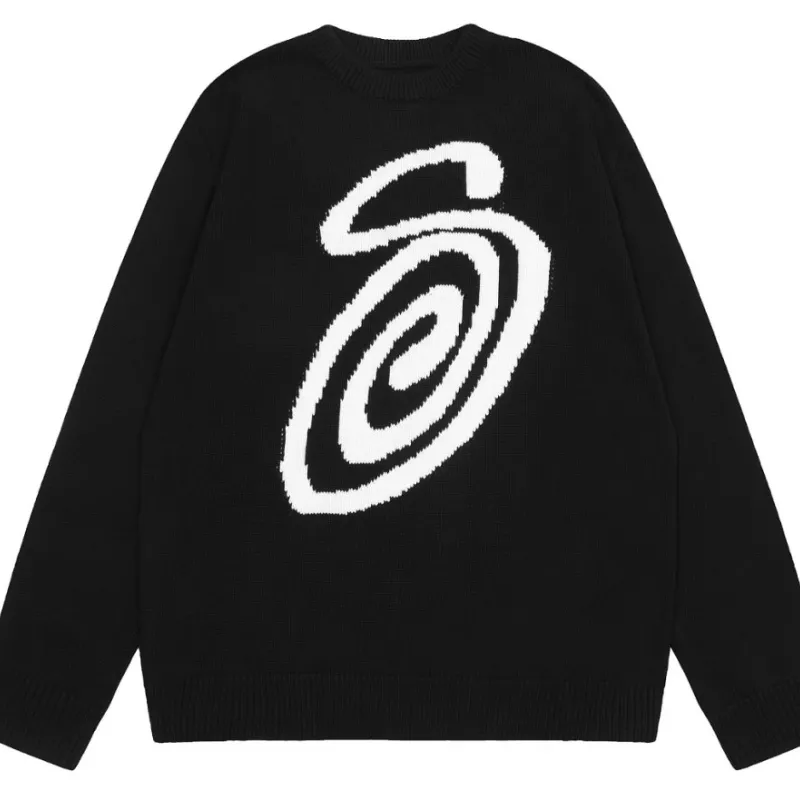 Stussy Hairy Plaid Cardigan Sweater