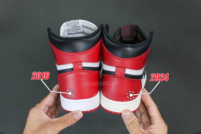 Air Jordan 1  Retro High OG Black Toe Reimagined (Ln5 A1)