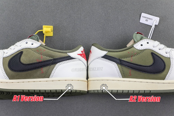 Travis Scott x Air Jordan 1 ' Medium Olive' (LN5 A1 Batch)