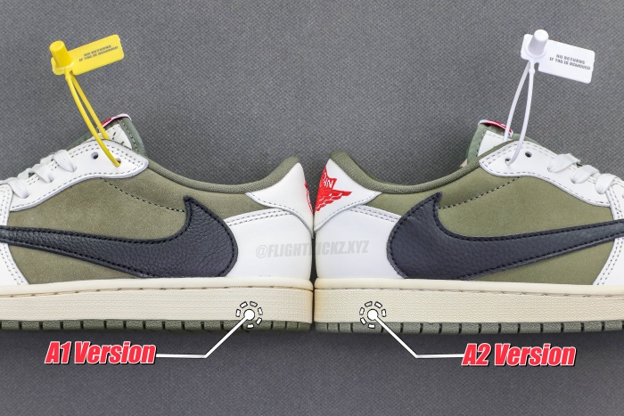 Travis Scott x Air Jordan 1 ' Medium Olive' (LN5 A1 Batch)