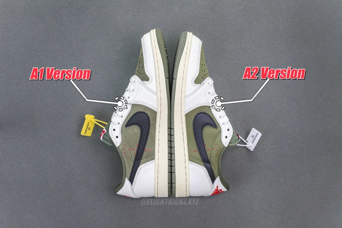Travis Scott x Air Jordan 1 ' Medium Olive' (LN5 A1 Batch)