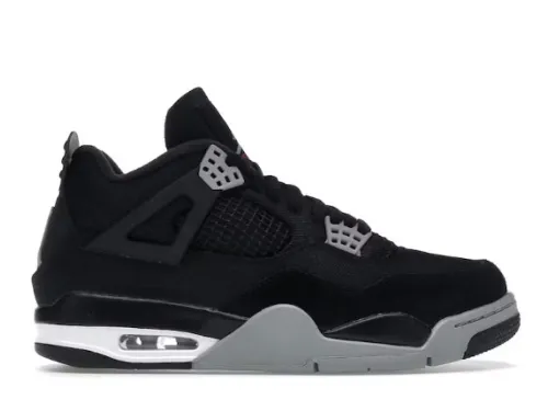 US Warehouse:Air Jordan 4 Retro SE Black Canvas (LN5 A1）