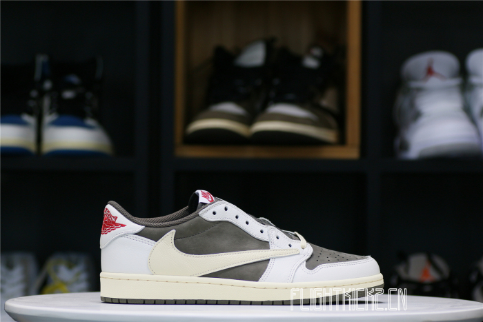 US Warehouse:Travis Scott x Air Jordan 1 Low OG  Reverse Mocha
