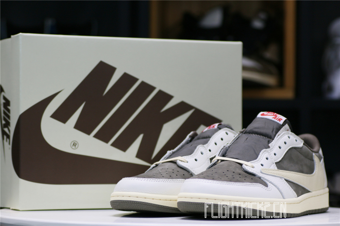 US Warehouse:Travis Scott x Air Jordan 1 Low OG  Reverse Mocha