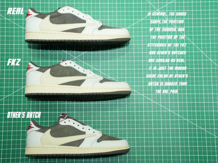 US Warehouse:Travis Scott x Air Jordan 1 Low OG  Reverse Mocha