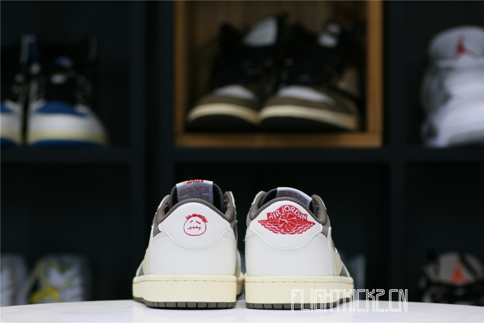 US Warehouse:Travis Scott x Air Jordan 1 Low OG  Reverse Mocha