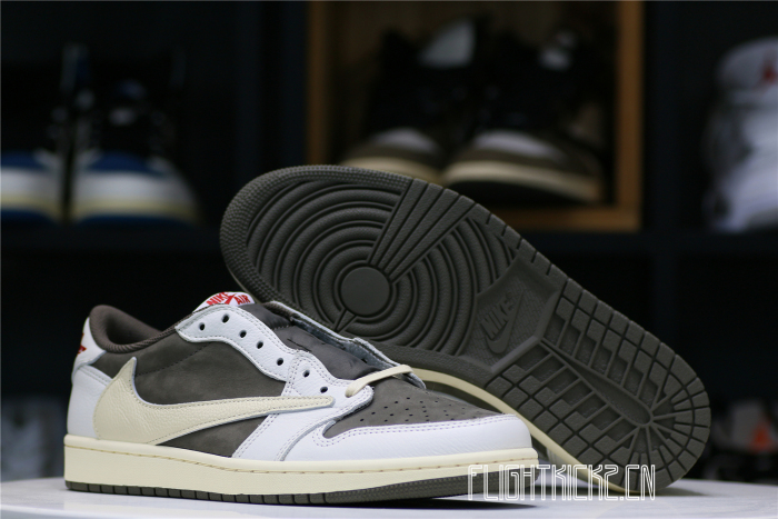 US Warehouse:Travis Scott x Air Jordan 1 Low OG  Reverse Mocha
