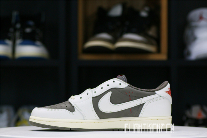 US Warehouse:Travis Scott x Air Jordan 1 Low OG  Reverse Mocha