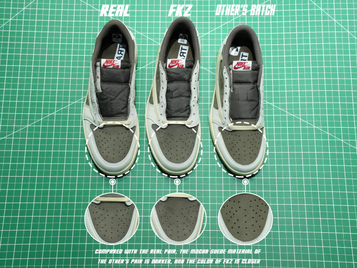 US Warehouse:Travis Scott x Air Jordan 1 Low OG  Reverse Mocha