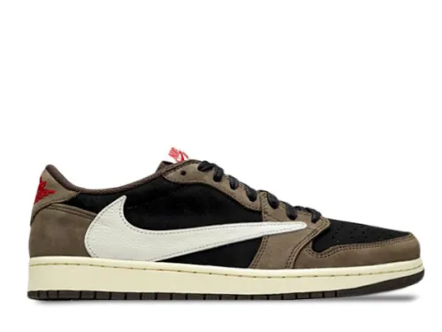 US Warehouse:Travis Scott X Air Jordan 1 Low 'Cactus Jack'(LN5 A1 Batch)