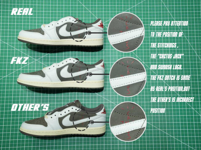 US Warehouse:Travis Scott x Air Jordan 1 Low OG  Reverse Mocha